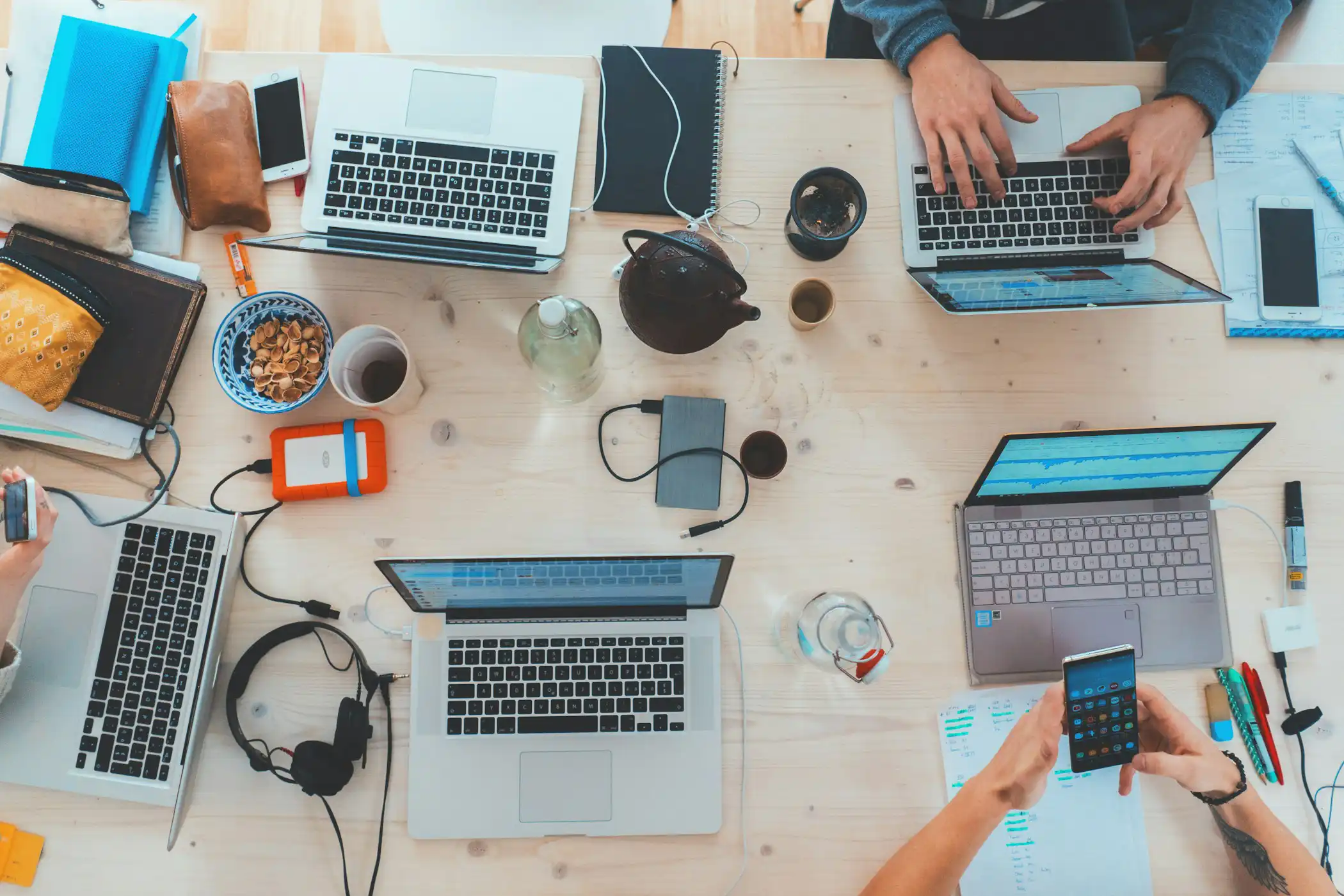 Modern office workspace